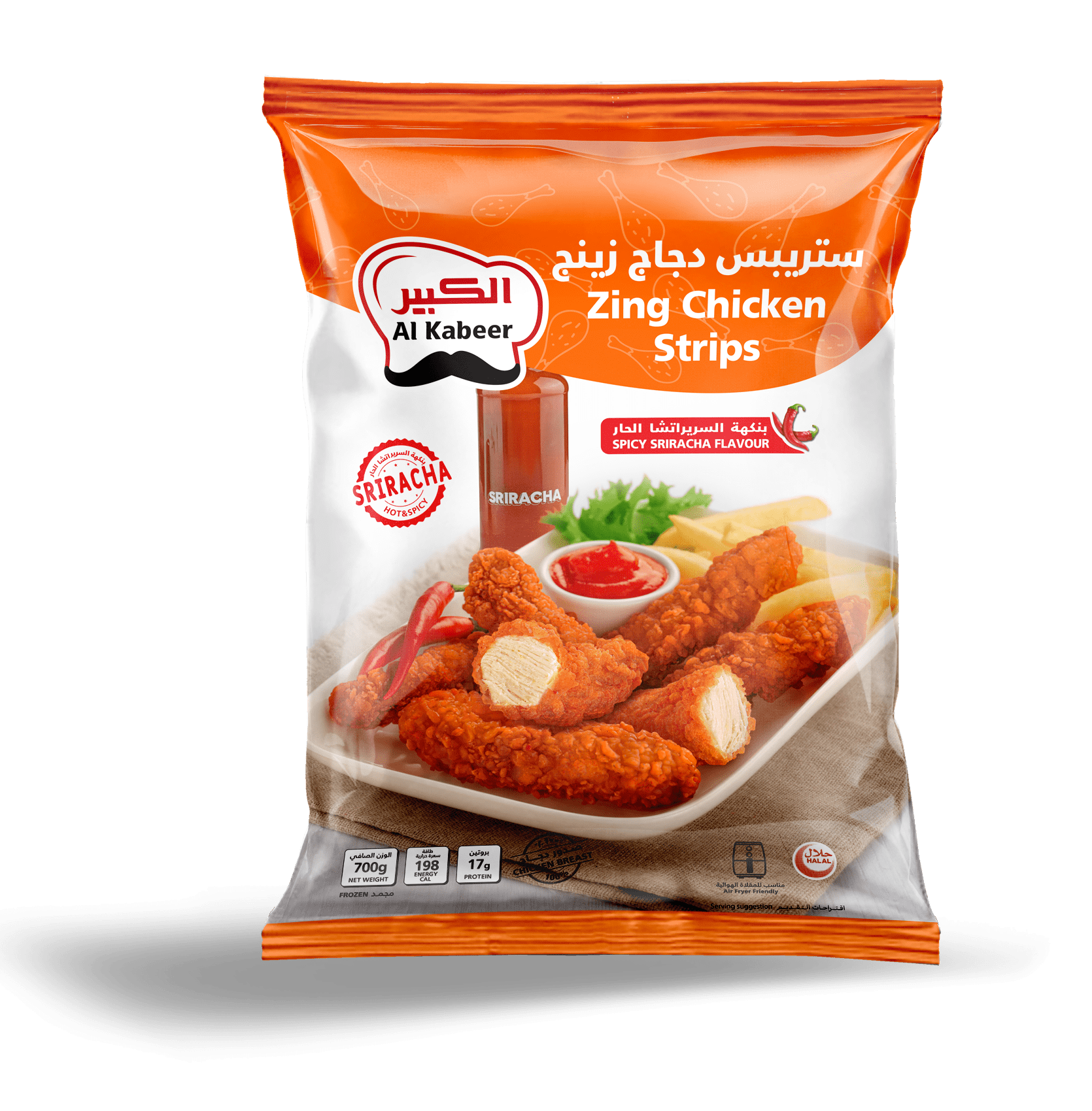 ZING CHICKEN STRIPS SRIRACHA SPICY 700G