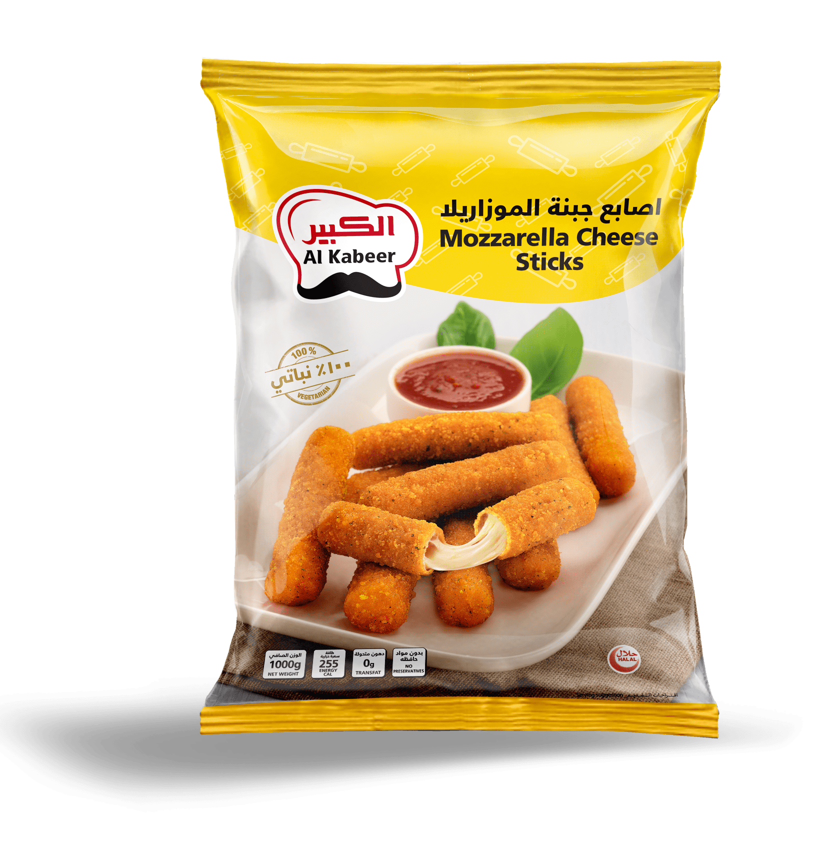 MOZZARELLA CHEESE STICKS 1000G