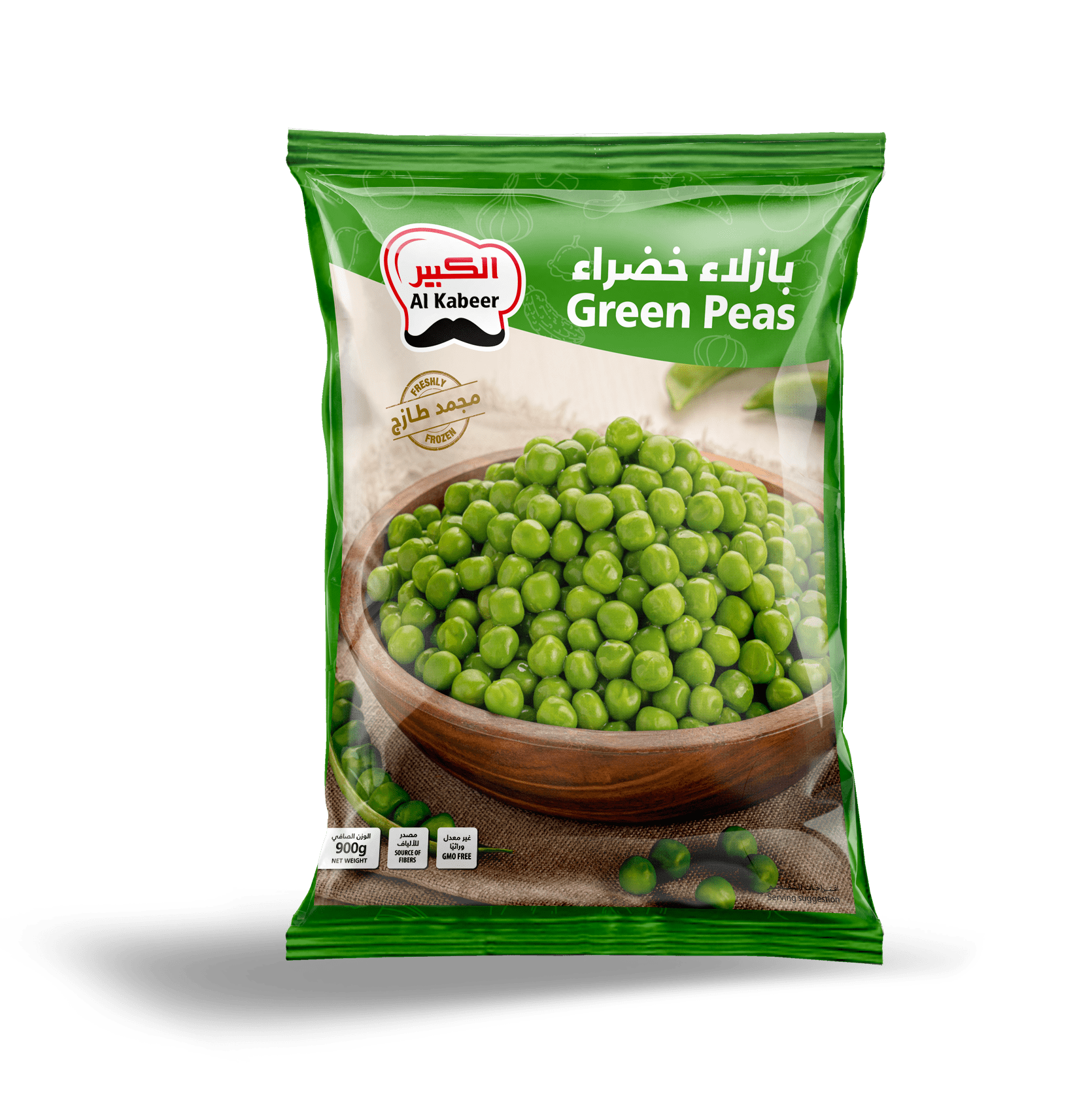 GREEN PEAS 900G