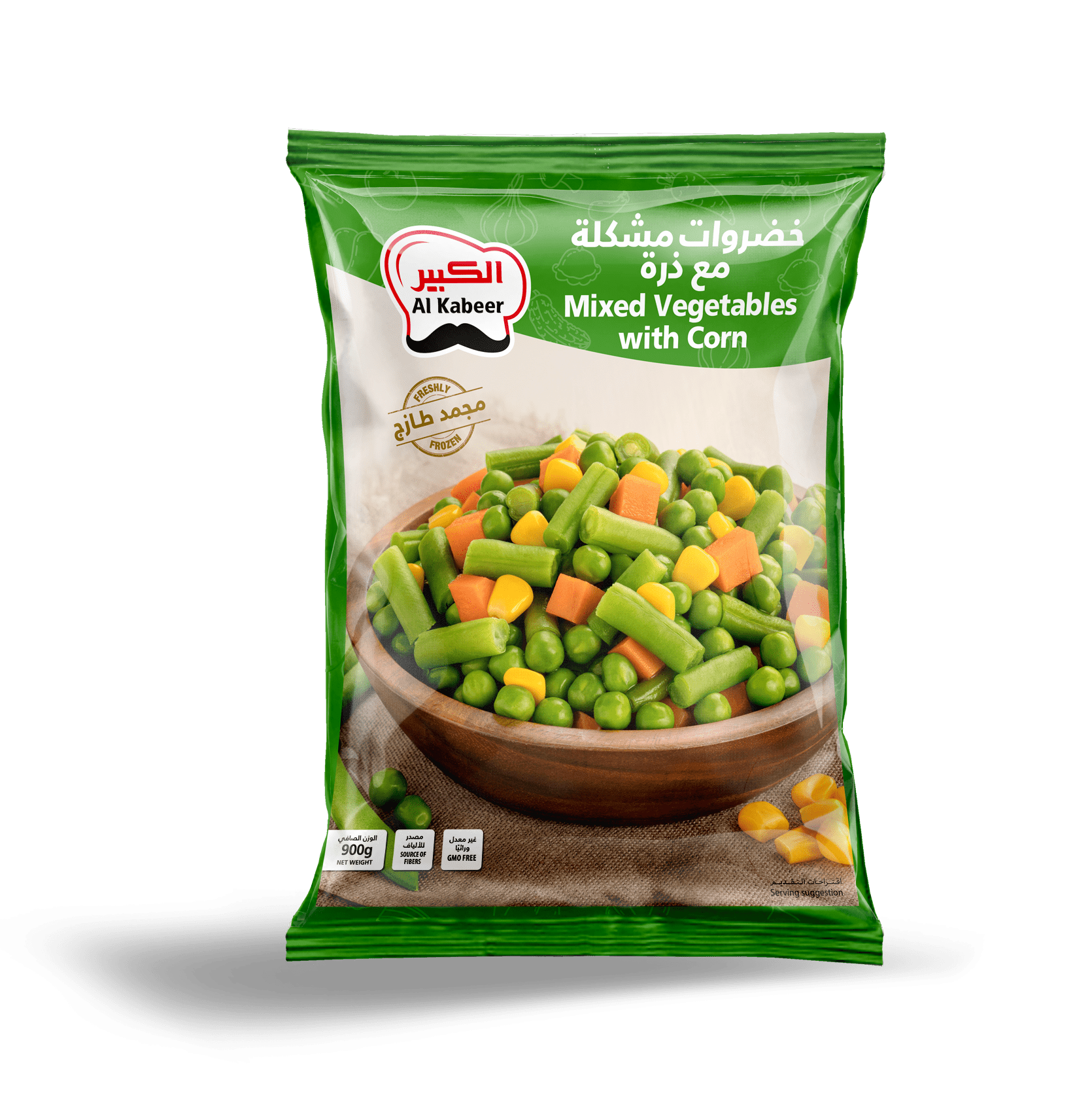 MIXED VEGETABLES WITH CORN 900G