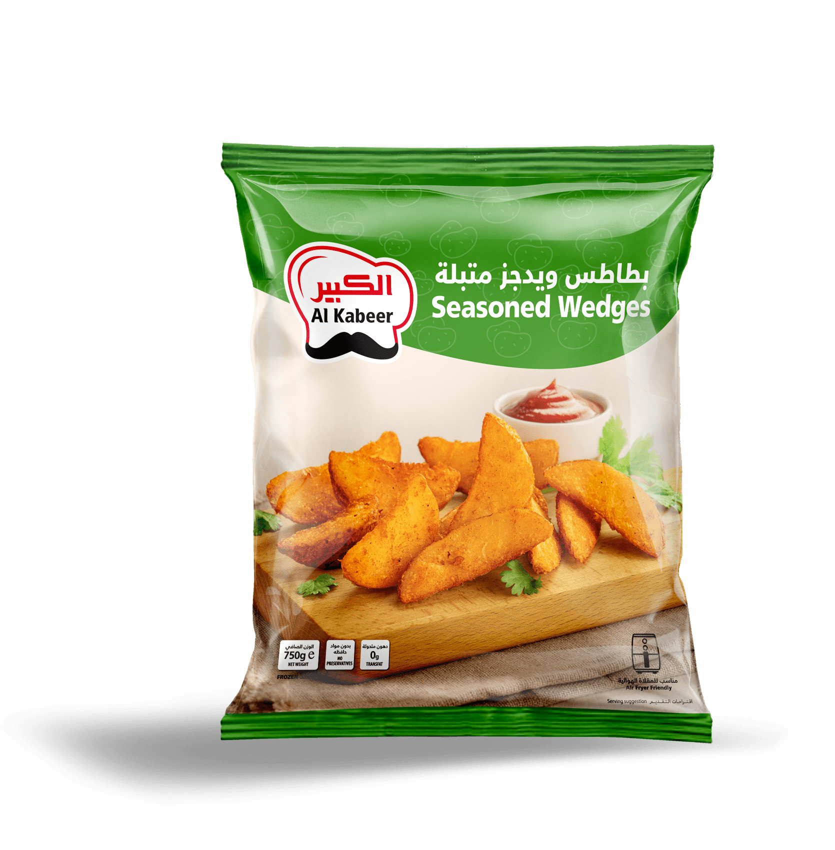 SEASONED WEDGES 750G