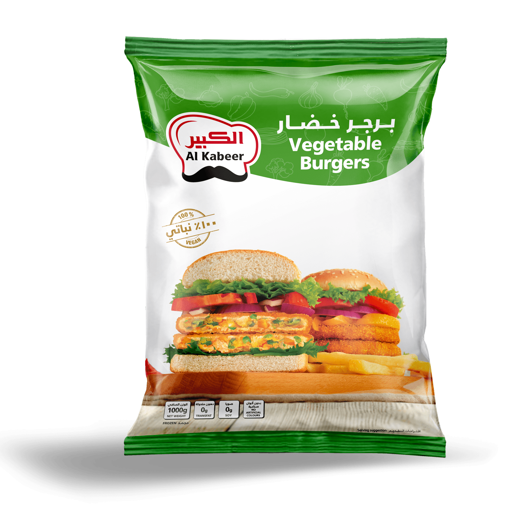 VEGETABLE BURGERS 1000G