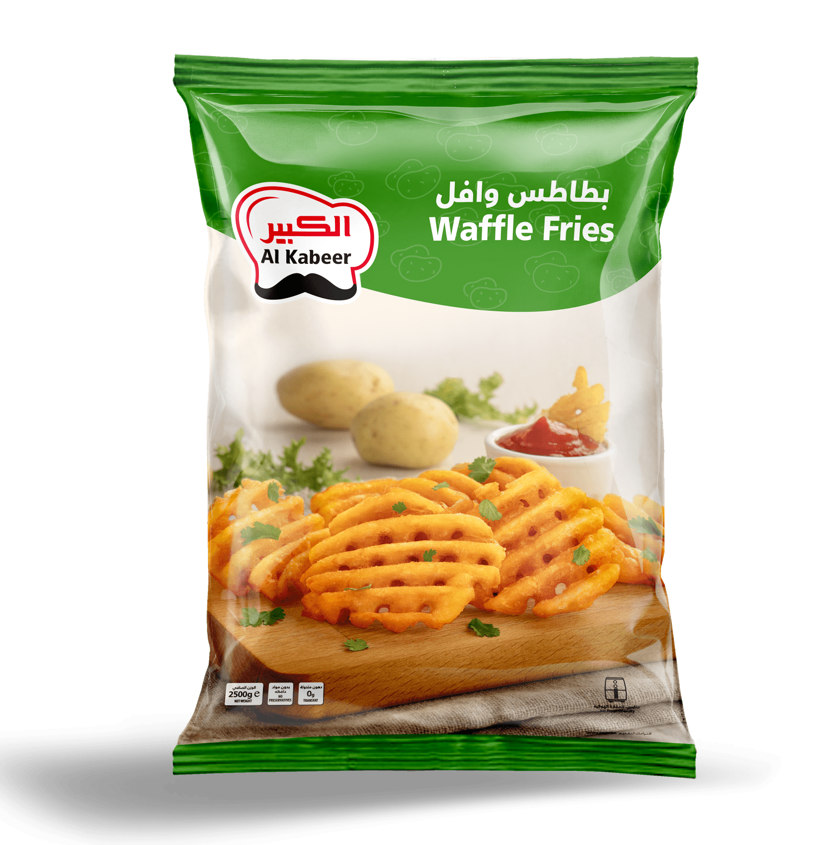 WAFFLE FRIES 2500G