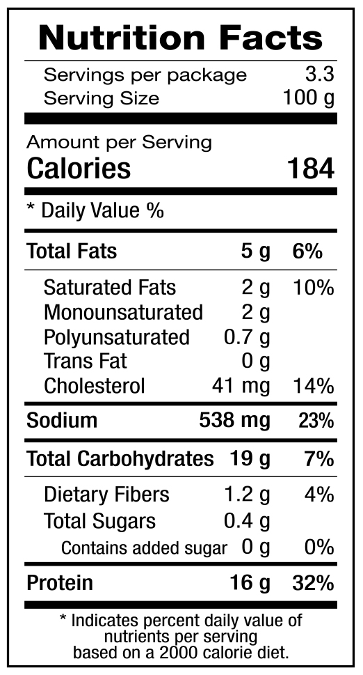 BREADED FISH FILLETS 330G