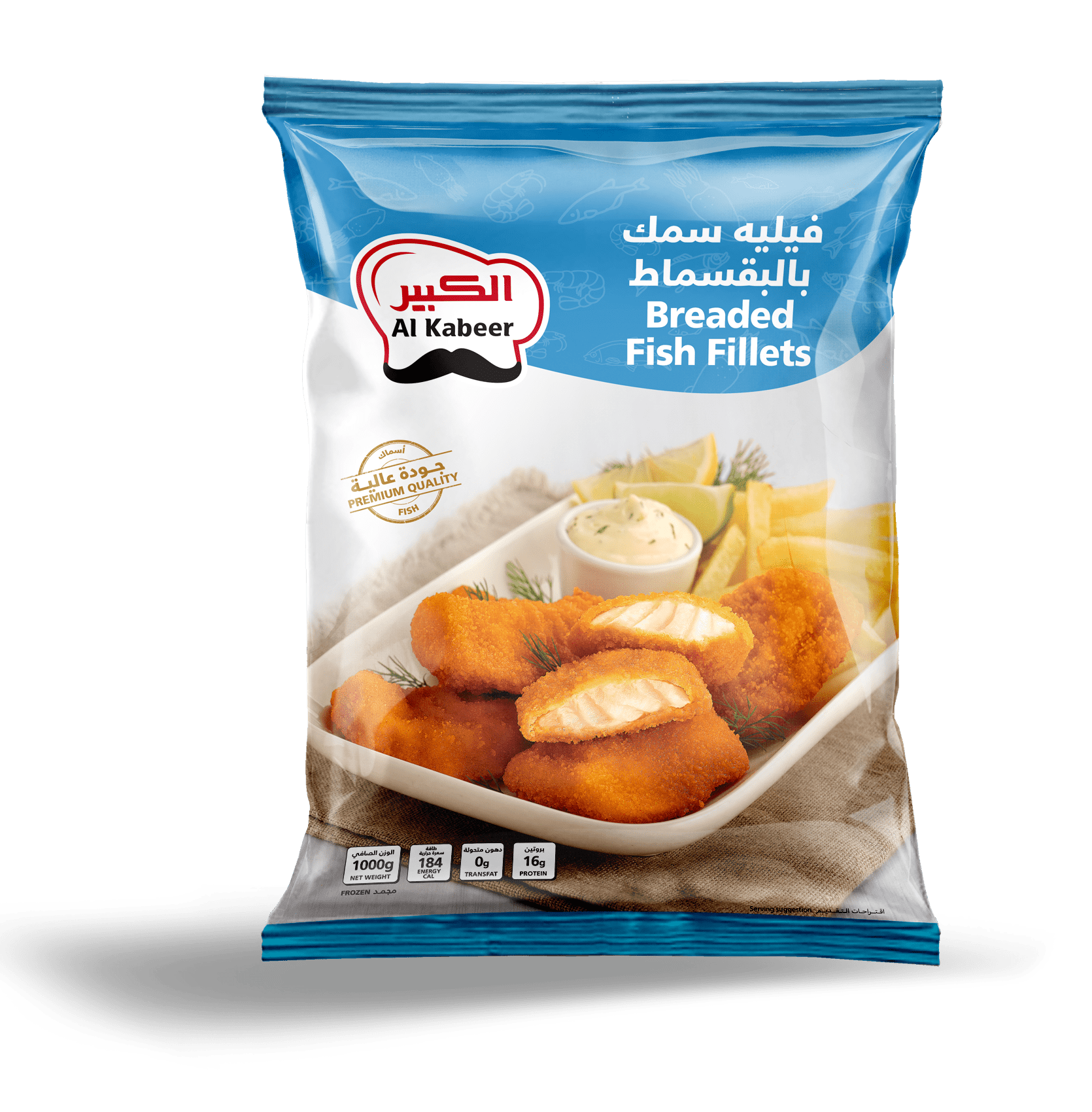 BREADED FISH FILLETS 1000G