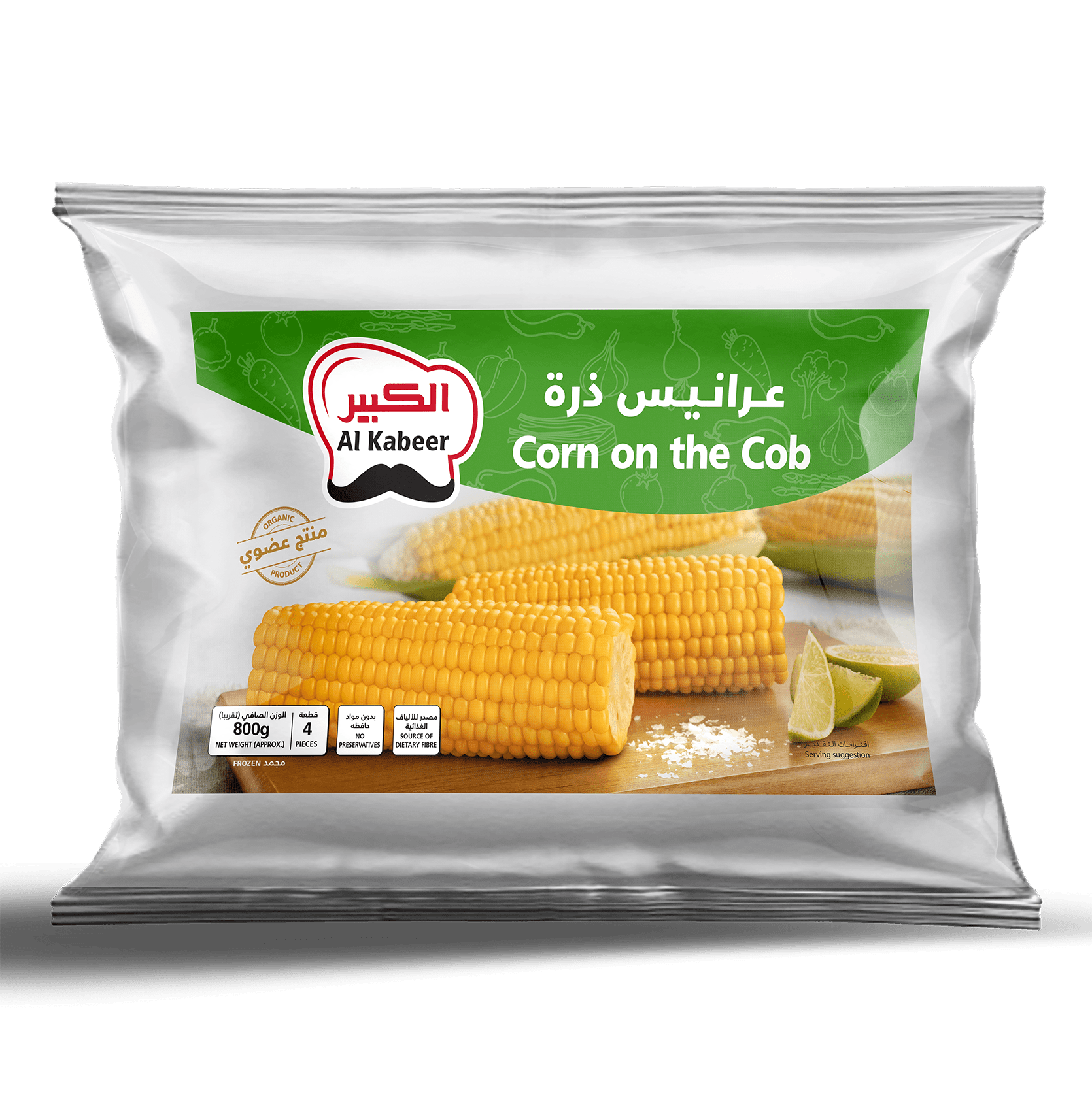 CORN ON THE COB 800G