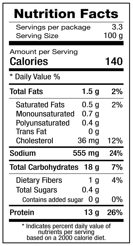 BREADED CHICKEN FILLET SPICY 330G