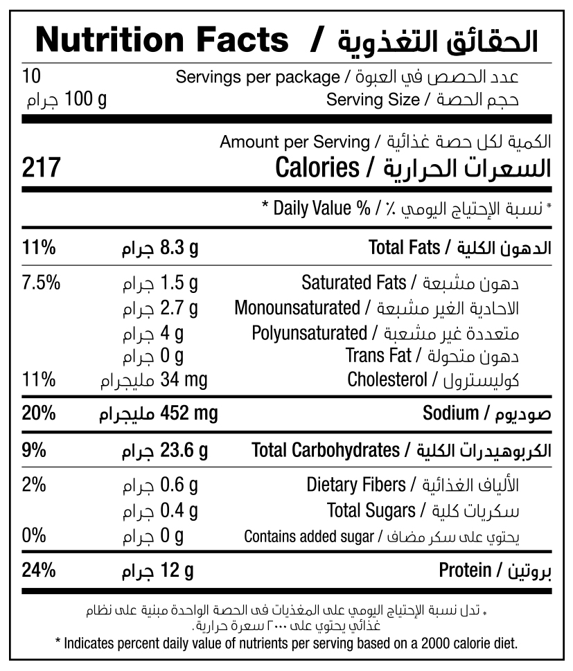 CHICKEN KIBBEH 1000G