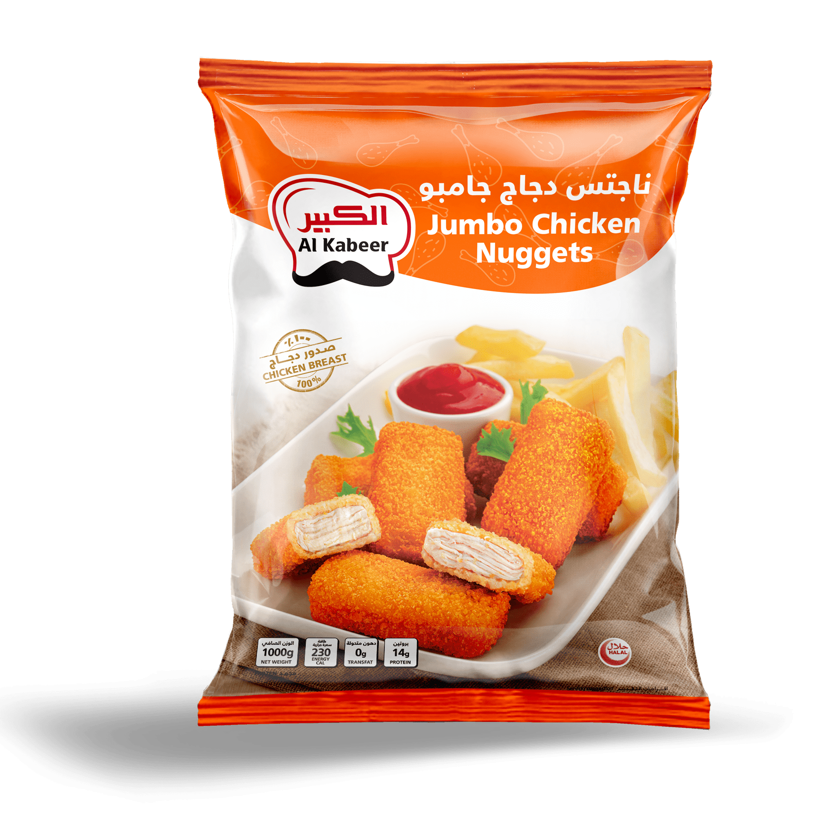 JUMBO CHICKEN NUGGETS 1000G